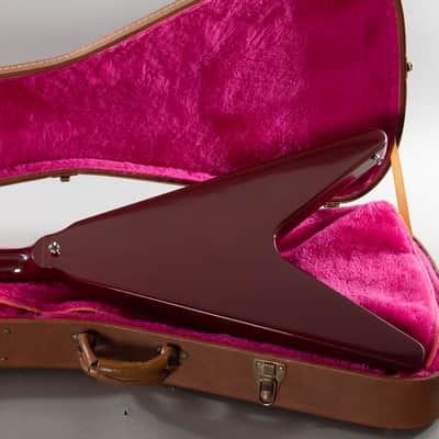 1991 Gibson Flying V ’67 Reissue Cherry – Early Reissue, Original Patent Pickups, OHSC image 7