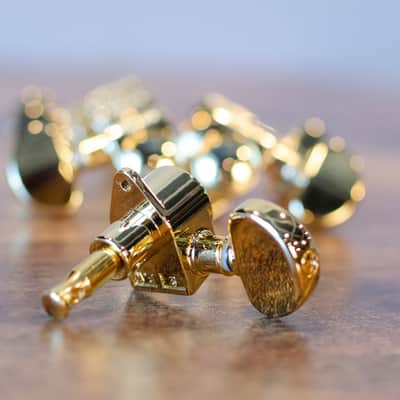 Grover Original Rotomatic Tuning Machines 3 x 3 Gold image 9
