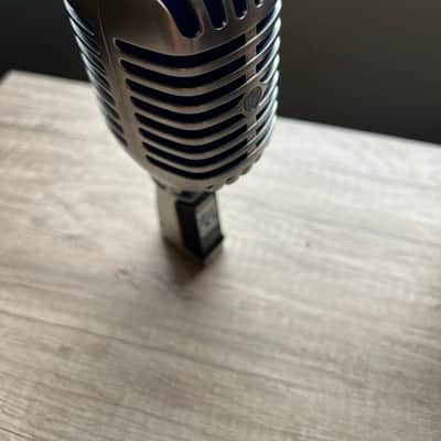 Shure Super 55 Deluxe Supercardioid Dynamic Microphone 2017 - Present - Chrome image 2