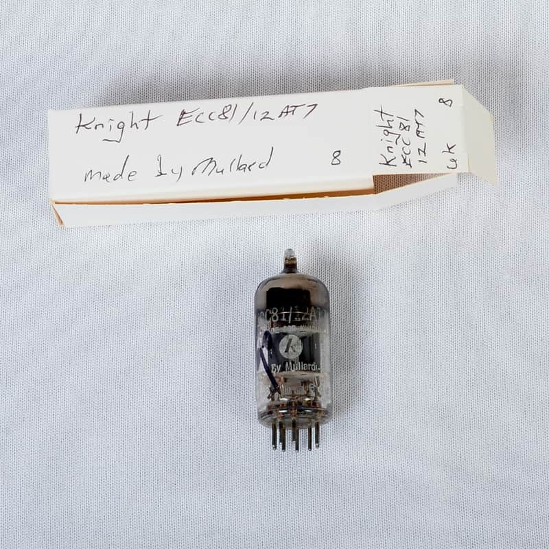 Vintage Knight-Branded 12AT7 / ECC81 Preamp Tube – Mullard Made – Tests Strong – UK image 1