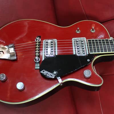 Gretsch G6131 Jet Firebird 1960 Electric Guitar Red W/ Original Case VINTAGE George Harrison period image 4