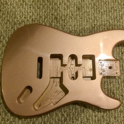 Fender Stratocaster Style Body Copper Metallic image 2