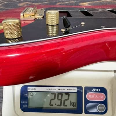 90s Charvel CST-060-SSH Stratocaster Body Ash See-throw Red/Plate Made in Japan image 19