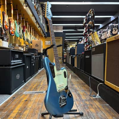 Fender Custom Shop 1964 Jaguar Journeyman Relic Electric Guitar Faded Aged Lake Placid Blue w/Hard Case image 5