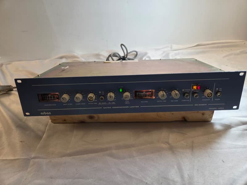 Orban Model 422A Stereo Gated Compressor / Limiter with De-Esser 1980s - Blue image 1
