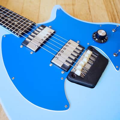 1973 Ovation Breadwinner Vintage Solidbody Electric Guitar USA Made Blue w/ Original Hardshell Case image 7