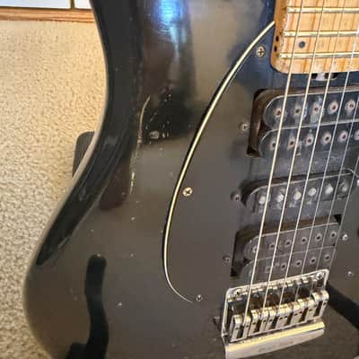 Ernie Ball Music Man Silhouette HSH HT with Maple Fretboard 1994 - 2007 - Black image 4