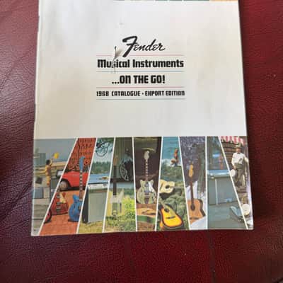 Rare 1968 Fender Catalog Export Edition Case Candy image 3