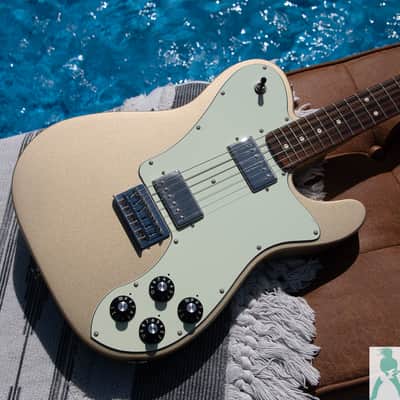 Fender Chris Shiflett Artist Series Signature Telecaster Deluxe - Shoreline Gold - Pro Set Up w Perfect Frets/Action/Intonation!$! image 1
