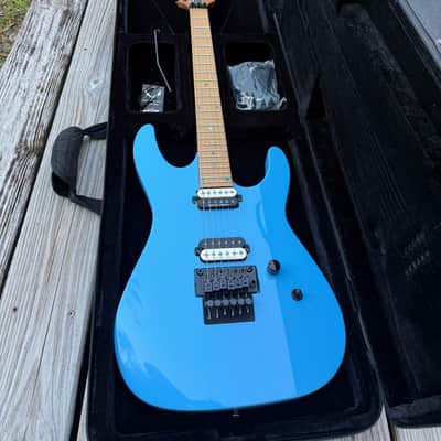 Dean MD24 Floyd Roasted Maple 2021 - Vintage Blue image 1
