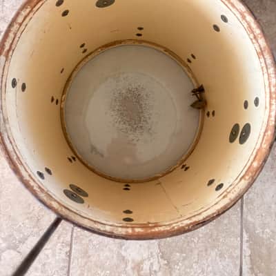Vintage Ludwig Floor Tom 1966 - Champagne Sparkle 16 x 16 Keystone Badge image 12