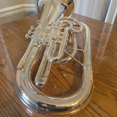 Jupiter JBR1101M Quantum Mark II Series Marching Euphonium 2022 - Silver image 3