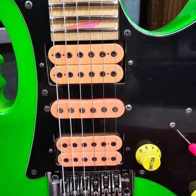 1987 Ibanez Jem 777 LGN #277 of 777 Loch Ness Green image 6