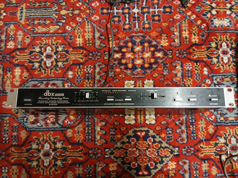 dbx 228 Dynamic Range Expander Type II Tape Noise Reduction Series 1980s image 1