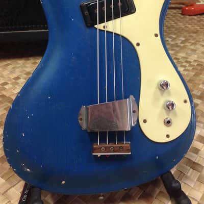 Mosrite Ventures Bass 1965  Blue image 2