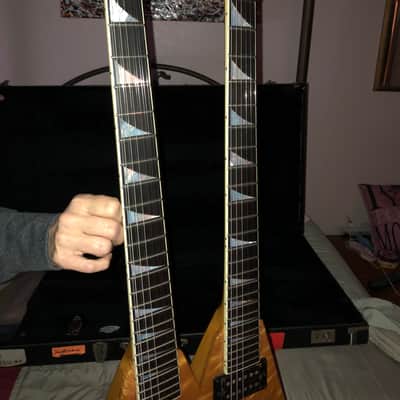 Jackson Custom Shop King V Double Neck 1994 made for Dave Mustaine image 4