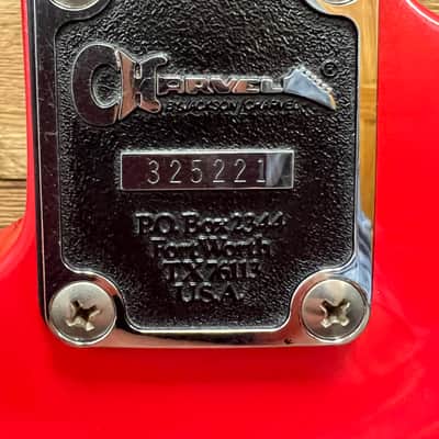 Charvel Fusion Deluxe 1990 1991 - Pearl Red MIJ * Routed for Humbucker in Neck* image 18