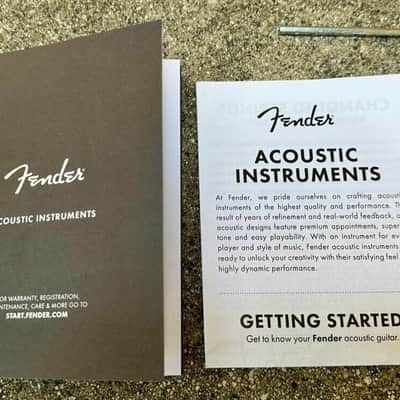Genuine Fender Hex Truss Rod Wrench, Owners Manual Booklet Acoustic Guitars New image 1