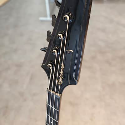Epiphone Thunderbird Classic-IV Bass Guitar, Vintage Sunburst image 4