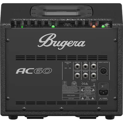Bugera 60W 2-Channel Portable Acoustic Instrument Amplifier with Original Turbosound Speaker and Klark Teknik FX Processor image 7