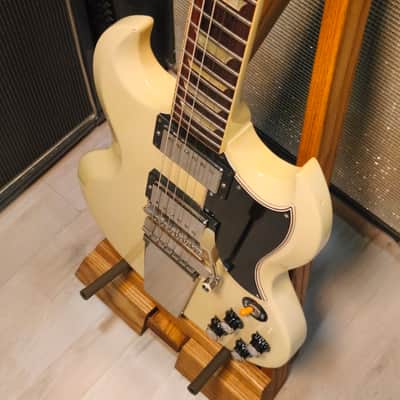 Gibson Custom Shop '61 Les Paul SG Standard Reissue with Vibrola 2007 Polaris White image 4