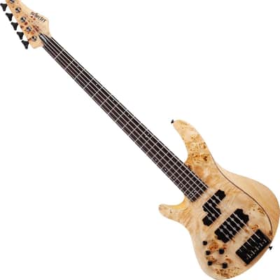 Schecter Reaper-5 Lefty Electric Bass Natural Satin image 1