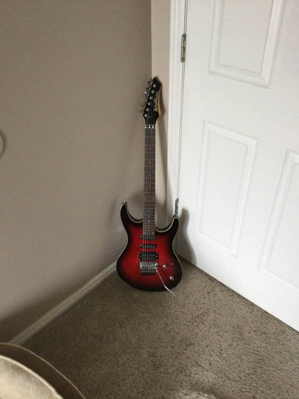 Washburn RX-25 With Floyd Rose 2010 - Flame Black Sunburst | Reverb