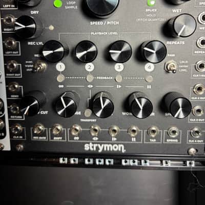 Strymon Magneto Four Head dTape Echo and Looper Eurorack Unit 2010s - Black image 1