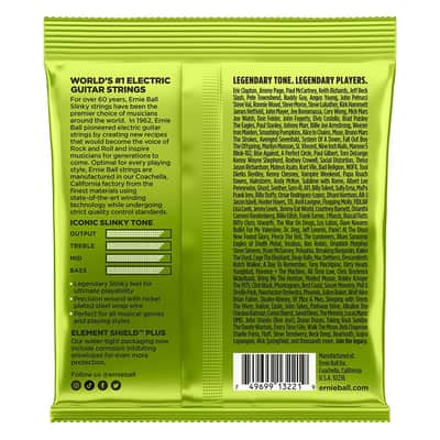 Ernie Ball 3 Pack Regular Slinky Nickel Wound Electric Guitar Strings - 10-46 Gauge image 3