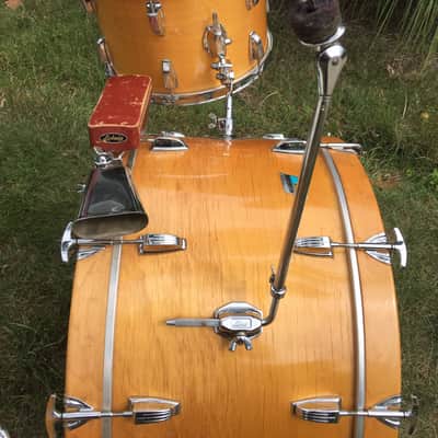 Ludwig 3-ply 1971 Thermogloss Drum Kit 26x14, 14x10, 18x16 image 2