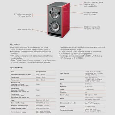 Focal Trio6 ST6 Powered Studio Monitors (Pair) image 3