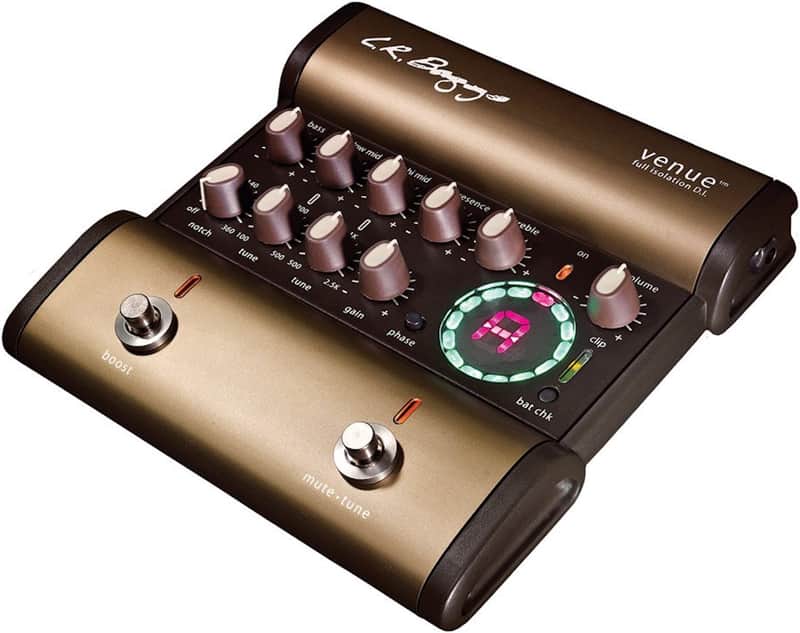 LR Baggs Venue DI Acoustic Guitar Preamp EQ/DI/Tuner Pedal image 1