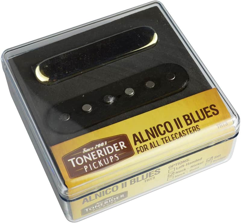 Tonerider Alnico II Blues Telecaster Pickups set Gold image 1