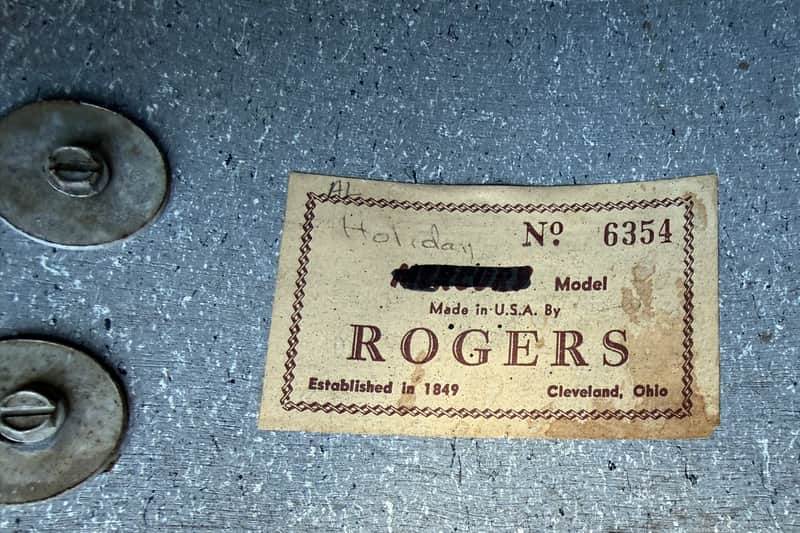 Vintage Rogers Holiday Floor and Mounted Tom Set (Cleveland, Dayton, and Fullerton) image 1