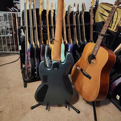 Squier Contemporary Active Jazz Bass V HH 2022 - Present - Gunmetal Metallic image 5