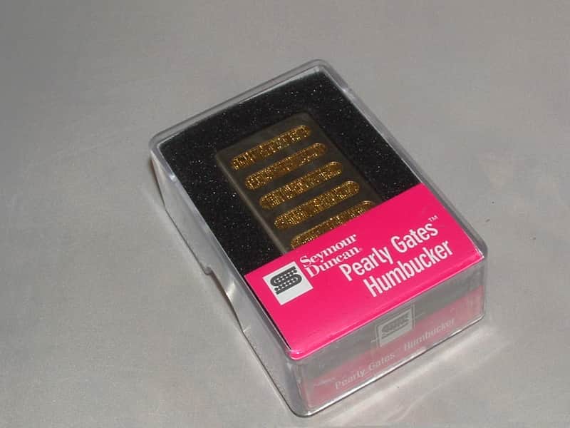 Seymour Duncan SH-PG1n Pearly Gates Neck (Raw Nickel/Gold Mesh)  New with Warranty image 1