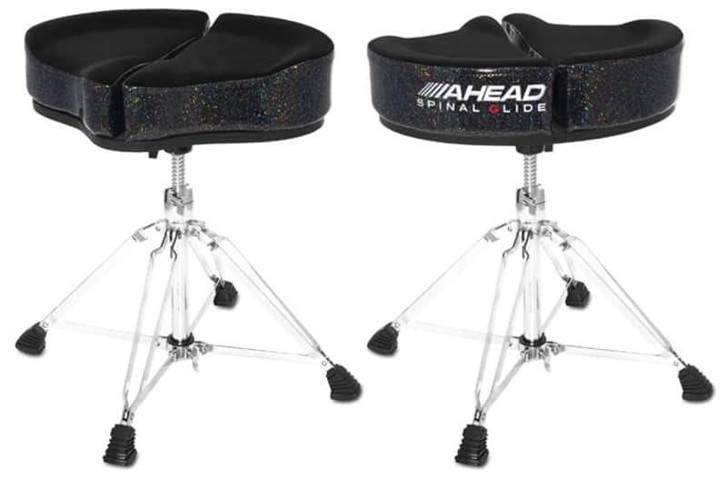 Ahead - SPG-BS - 18" Spinal G Saddle Black Cloth Top/Black Sparkle Sides, 4 Leg Base image 1