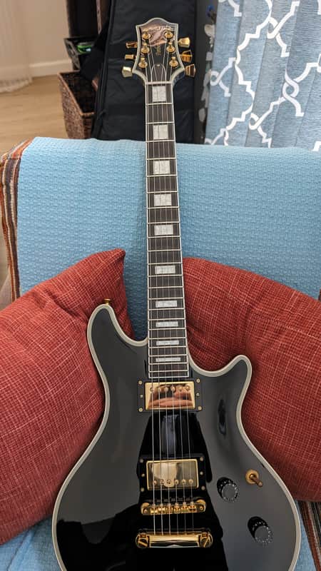 ESP Edwards E-PO CTM Potbelly Custom 2019 - Black - MINT condition + gig bag image 1