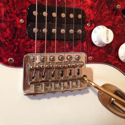 Fender Stratocaster Blacktop HH Tortoise Pick guard w extras 2012 Sonic Blue image 7