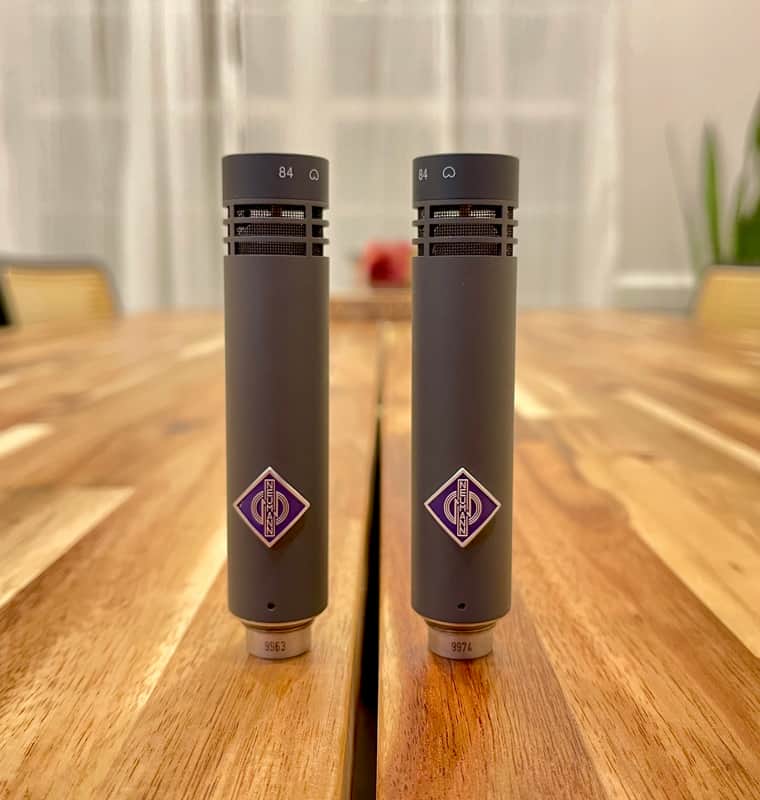 Vintage Neumann KM84 Stereo Matched Pair. KM84i. Close Serial Numbers. US Seller! image 1
