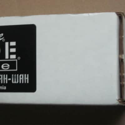 kind of lightly handled genuine Fulltone EMPTY BOX & printout copy of paperwork ONLY for Clyde Deluxe pedal (NO pedal) 2010s (specifically 2019) white box with black & white labels image 9