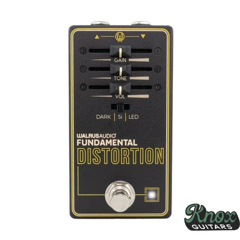 NEW Walrus Audio Fundamental Distortion 2023 - Present - Black / Yellow image 1