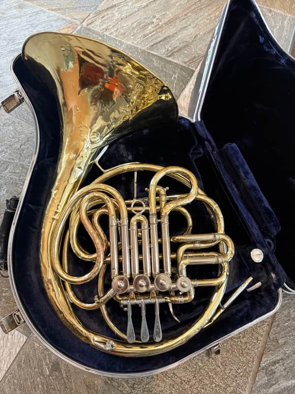 C. G. Conn 6D Double French horn. Made in USA image 1