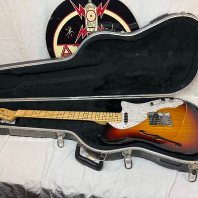 Fender Classic Series '69 Telecaster Thinline Guitar with Case 2009 - 3-Color Sunburst / Maple neck image 1