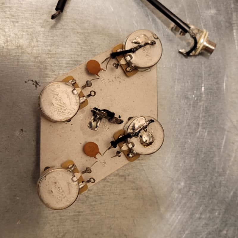 Gibson Les Paul volume tone control image 1