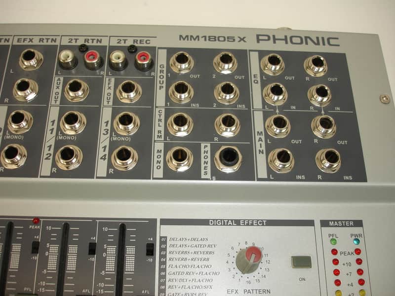 （業務用）PHONIC MMR1805X アナログミキサー Phonic MM1805X Rackmount Mixer with EFX | zZounds