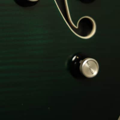 early 1970's Yamaha SA-50 Aruba Green with FLAME MAPLE top + back!!! image 8