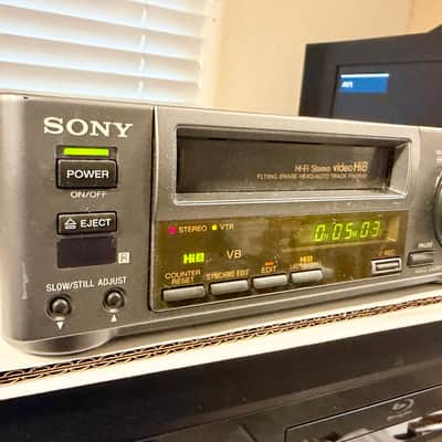 Sony EV-C100 Video Cassette Recorder Hi8 Video8 Hi-Fi Stereo w/ 2 RCA Cables; Tested SEE VIDEOS image 3