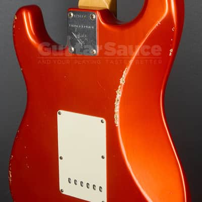 Fender Custom Shop Limited Edition 64 Stratocaster Candy Tangerine Red 2009 Used (COD 29UG) image 15