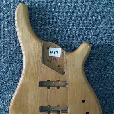 Solid Alder Wood 4 String Bass Body image 9